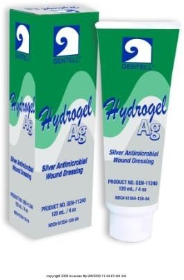 Gentell Silver Hydrogel Wound Dressing, Gentell Hydrogel Ag 4oz, (1 EACH, 1 EACH) by Gentell