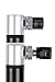 Hds-tek Mini Bike Pump,portable & Lightweight with Frame Mounting Kit,deluxe Black CNC Aluminum Alloy, High Pressure ,Hybrid & BMX Bicycle Tires, Presta & Schrader Compatible (1015(black))