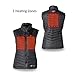 Venture Heat Women's Heated Vest with Battery 12 Hour - The Roam Puffer Heated Vest for Women, USB Powered