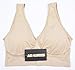3 Pack Womens Wirefree Sleep Bra Medium Black Nude White Black