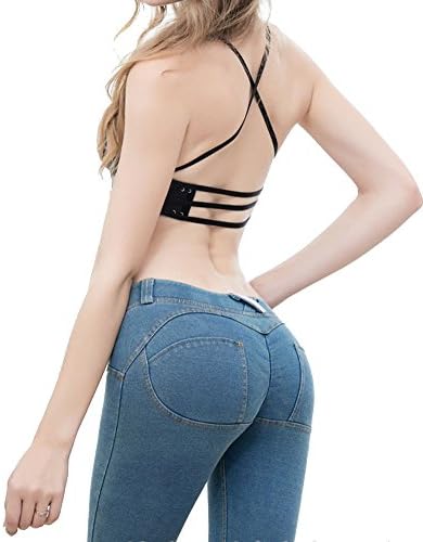 iRachel Women Skinny Peach Hip Butt Lift Jeans Sport Yoga Leggings Pants Trousers