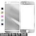 Silver iPhone 6 6S Electroplating Mirror Effect Anti Scratches Gravydeals® Fashion Premium Diamond Tempered Glass Screen Protector Film Decal Skin Sticker for Apple iPhone 6 6S 4.7 Inch