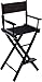 Trademark Innovations Bar Height Director's Chair - Black Wood - 30