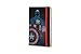 Moleskine The Avengers Limited Edition Notebook, Large, Ruled, Black, Captain America, Hard Cover (8055002852722)
