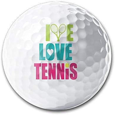 LOVE TENNIS White Elastic Golf Balls Practice Golf Balls Golf Training Aid Balls
