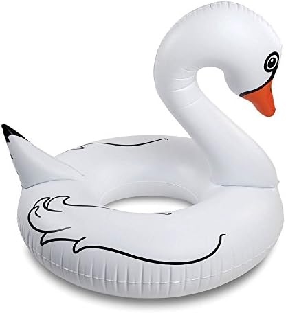 ZeroFlaw Giant White Swan Swim Ring