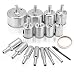 DRILLPRO Diamond Hole Saw, 15 Pcs Tile Hole Saw Drill Bit, Hole Remover Tools for Glass, Porcelain, Ceramic, Granite Stone Drill Bits 6-50mm primary