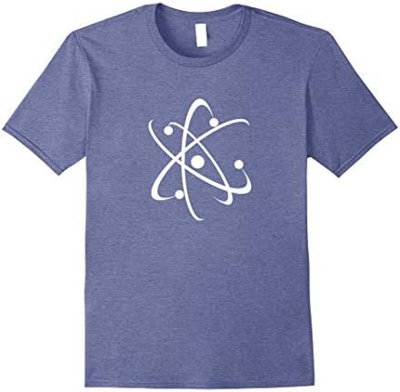 Mens Atomic Nucleus Graphic Tshirt XL Heather Blue