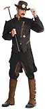 Forum Novelties Men's Steampunk Gentlemen Costume - Pick Size (X-Large, Brown/Black)
