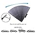 Le Remio Car Windshield Sun Shade, Retractable Sun Shade for car windowshield, Easy to Install and Use, Universal Car Sun Shades Keep Your Vehicle Cool (Black, 60CM)