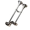Pactrade-Marine-Boat-Stainless-Steel-Dual-Trumpet-Horn-12V-Heavy-Duty