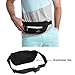 Pro Helios Premium Fanny Pack for Men Women Water Resistant Waist Bag for Outdoor Activities, Traveling, Hiking, Biking, Running | Fannie Pack for Women (Black)