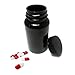 10 Empty Plastic Pill Bottles Medicine Container Vitamin Capsule Drug Holder Bk