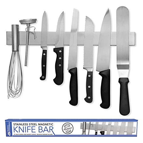Modern-Innovations-16-Inch-Stainless-Steel-Double-Sided-Magnetic-Knife-Bar-with-Multipurpose-Use-as-Wall-Mount-Knife-Holder-Knife-Rack-Kitchen-Utensil-Holder-Magnetic-Tool-Holder
