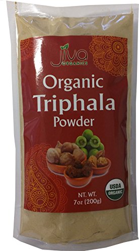 Jiva USDA Organic Triphala Powder 100% Pure - 7 Ounces (Nearly Half a Pound!)