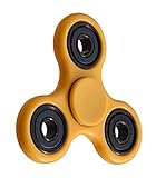 Fidget Spinner, Anti-Anxiety 360  Helps Focusing Hand Spinner Inner Peace  EDC Spinner Toy for Kids & Adults Stress Reducer Relieves ADHD Anxiety and Boredom(Yellow)
