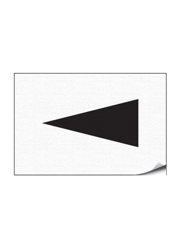 Inspection Arrow Labels - Vinyl/Nylon Cloth 3.18mm x 4.83mm Labels Stickers - Price per Pack of 5760 Labels (P/NO. 7824404AMZ)