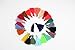120PCS 30 Colors 4CM Leather Tassels Keychain Charms Handmade DIY Multicolored Mini Tassels for Earring Jewelry Making Key Chain Blanks and DIY Craft Accessory (1.6 Inches)