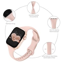 Slim Thin Narrow Bands Compatible with Apple Watch