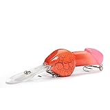 Tricky Dicky deep diving bass fishing lure (Orange Coral)