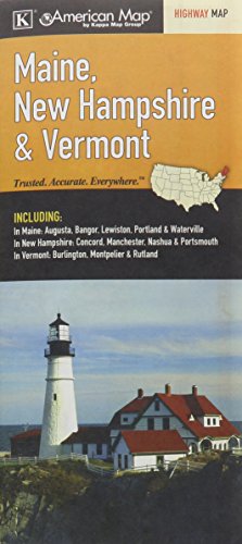 Maine / New Hampshire / Vermont Fold Map