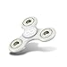 Fidget Spinner, Maxboost [Mini Size][Premium Bearing] Figit Spinner Toy Finger Spinner Focus Spinner Easy Spin Stress Reducer for Kids and Adult Hands Toys Perfect for Anxiety, Autism (White/Silver)