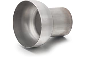 A-KARCK Exhaust Adapter Connector 2" OD to 4" OD, Exhaust Pipe Reducer 4" Overall Length 304 Stainless Steel