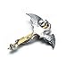 Xusamss Punk Titanium Steel Dragon Sword Wing Pendant Necklaces