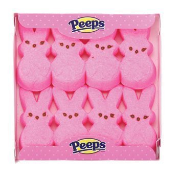 Marshmallow STEM Activities with Peeps! 5 PEEPS PINK MARSHMALLOW EASTER BUNNYS by Peeps