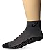 ASICS Snap Down It Socks, Graphite/Black, Large