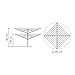 Brabantia Lift-O-Matic Rotary Dryer Clothes Line - 164 feet, 310942