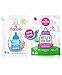Dapple Baby Bottle Soap, Hypoallergenic Dish Soap for Baby Bottles, Powered by Plants, Lavender, 34 Fl Oz Refill (Pack of 2)