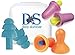3 set earplugs, noise-cancelling earplugs, earplugs for sleeping, reusable, foam earplugs, silicone, snoring, hush earplugs, comfortable earplugs, hearing protection, shooting, high fidelity, swimming