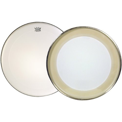 Remo Powermax Ultra White Crimplock Bass Drumhead, 14"