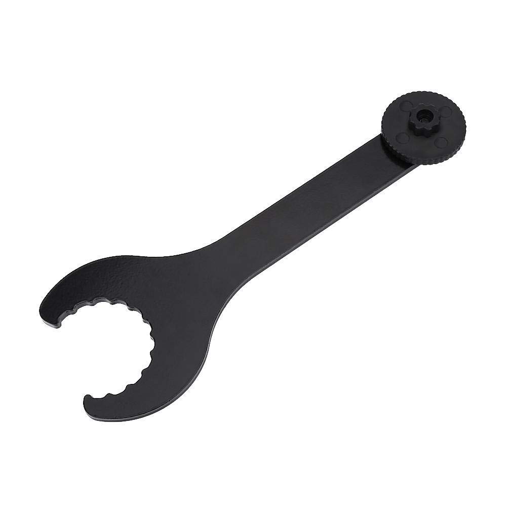Bicycle Crank Wrench，1Pc Carbon Steel Bike Bicycle Bottom Spanner Bracket Crank Wrench Removing Installing Repair Hand Tool Tl Fc16