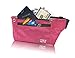 Fitter's Niche Slim Fanny Pack - Water Resistant Waist Bag with 3 Pockets, Adjustable Elastic Belt, and 6.5inch Phone Compatibility - Lightweight and Discreet for Travel, Sports and Outdoor Adventures