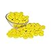 Artisan Supply Yellow Glass Gems 1 Lbs. — Fills 1 1/4 Cups Vol. —Non-Toxic Lead Free Vase Filler, Table Scatter, Aquarium Fillers — Beautiful, Smooth, Fun, Vibrant Colors Crafted in The USA