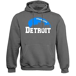 Xtreme Apparrel Detroit Football Skyline Mens Fan