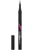 Maybelline Master Precise All Day Liquid Eyeliner Makeup, Black, Waterproof .037 FL. 1.1ml