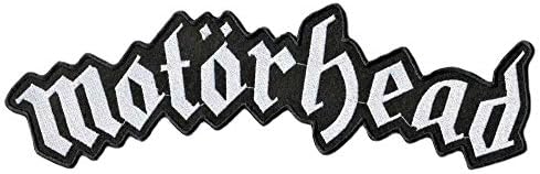 Motorhead Embroidered Sew/Iron On Patch 5" x 1.5" InspireMe Family Owned