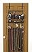 Longstem Organizers Over The Door/Wall Hanging Men's Tie and Belt Rack Organizer Valet Patented in Black 43 Hooks for Men’s Organization