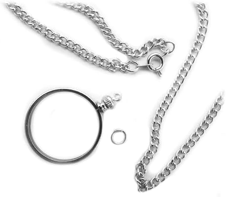 Amazon.com: Coin Holder Bezel Quarter USA 25 Cent Silver Tone Link