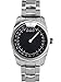 DETOMASO CLASSIC MAN One Revolution in 24 Hours Mens Quartz Watch with Stainless Steel Casing (Silver/Black)