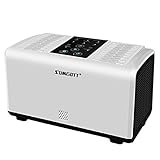 SUMGOTT Air Purifier Home Air Cleaner with True HEPA Air Filter, Captures Allergens, Smoke, Odors, Mold, Dust, Germs, Pets, Smokers, 220 sq.ft/30 mÂ² (White)