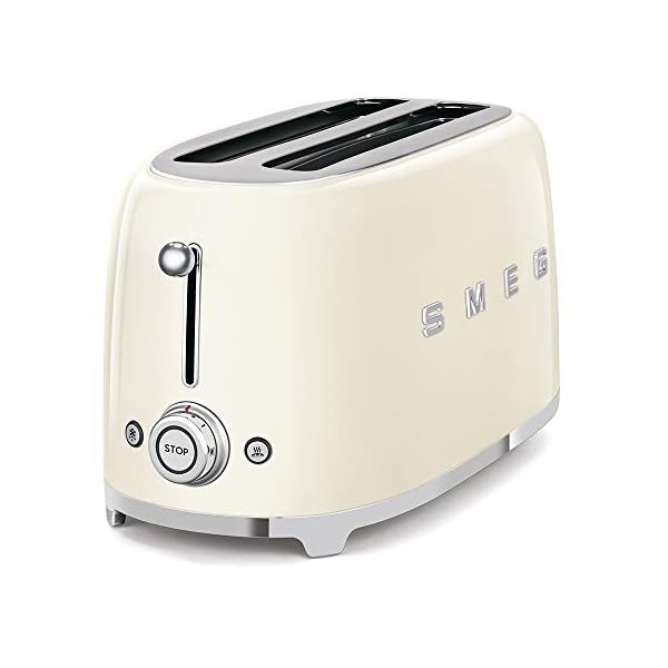Tostadora SMEG 4 Rebanadas 220 Volt - TSF02CREU | Crema - Imagen 3