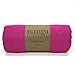 Hot Yoga Towel – Mat Sized, Non Slip, and Absorbent for Bikram, Ashtanga, Hatha Yoga (Pink)