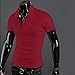 Joylive Fashion Men's Stylish Slim Fit Short Sleeve Casual Polo Shirts T-Shirt