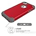 MAXCURY Case for iPhone 6, iPhone 6s Case, 3 in 1 Shockproof Slim Hybrid Hard PC Soft Silicone Rugged Rubber Bumper Full Body Protective Case Cover for iPhone 6/6S (4.7 inch) (Red Dark Grey)
