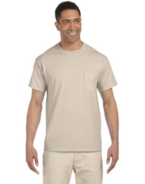 Mens Ultra Cotton 100% Cotton T-Shirt with Pocket