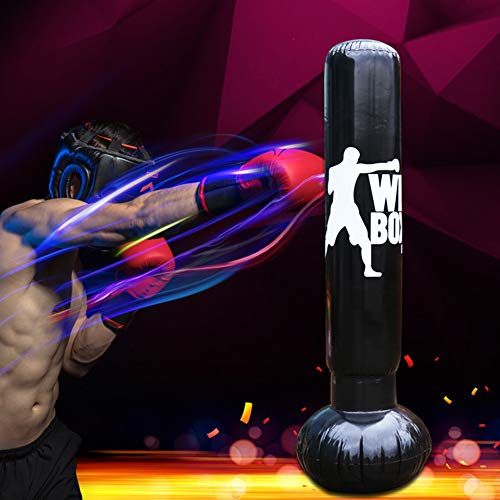 image for xivqiuny Inflatable Fitness Punching Bag,Free-Standing Fitness Target 